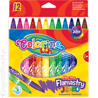 Flamastry szkolne COLORINO Jumbo (12kol)