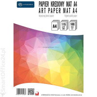 Papier kredowany INTERDRUK A4 matowy (100ark)