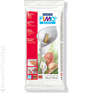 Masa modelarska FIMO Air Basic biala 500g