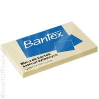 Bloczek samoprzylepny BANTEX 100x75mm óty (100k)