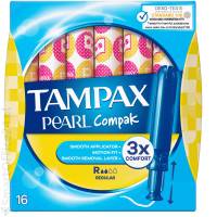 Tampony TAMPAX Pearl Compak Regular z aplikatorem (16szt)