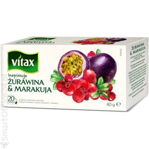 Herbata owocowa VITAX Inspirations urawina-marakuja (20szt)