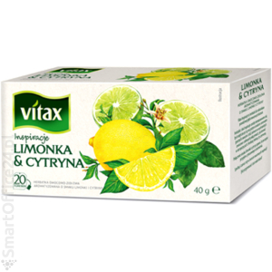 Herbata owocowa VITAX Inspirations limonka-cytryna (20szt)