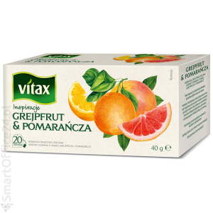 Herbata owocowa VITAX Inspirations grejpfrut-pomaracza (20szt)