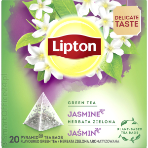 Herbata zielona LIPTON Piramidki Green Tea Patki Jaminu (20szt)