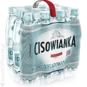 Woda mineralna CISOWIANKA 0,5l niegazowana (12szt) plastikowa butelka