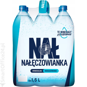 Woda mineralna NACZOWIANKA 1, 5L niegazowana (6szt)