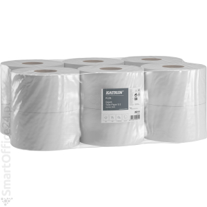 Papier toaletowy KATRIN CLASSIC Gigant, super biay, 2W, 100% celulozy, 100mb (12 rolek)