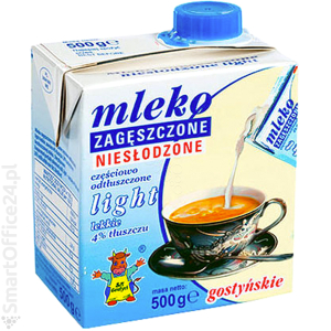 Mleko zagszczone GOSTY Light 4% 0.5L