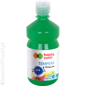 Farba tempera HAPPY COLOR Premium zielona 500ml