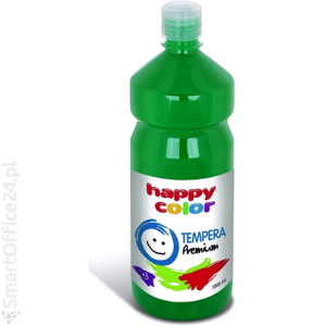 Farba tempera HAPPY COLOR Premium zielona ciemna 500ml