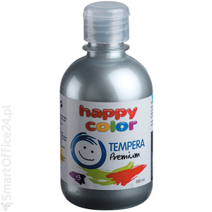 Farba tempera HAPPY COLOR Premium srebrna 300ml