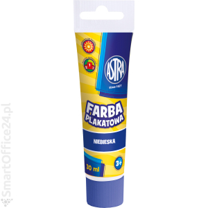 Farba plakatowa ASTRA niebieska 30ml