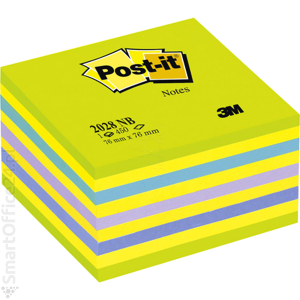 Karteczki 3M Post-it Kostka niebiesko-zielona 76x76mm, 450 karteczek