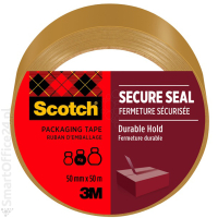 Tama pakowa 3M Scotch Secure Seal, brzowa 50mm x 50m