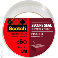 Tama pakowa 3M Scotch Secure Seal, przezroczysta 50mm x 50m