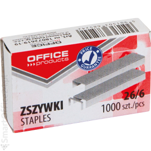 Zszywki OFFICE PRODUCTS 26/6 (1000szt)