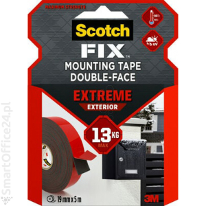 Tama montaowa 3M SCOTCH-FIX® Super mocna 19mm x 5m, piankowa, czarna