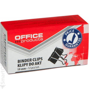 Klip metalowy OFFICE PRODUCTS 19mm (12szt)