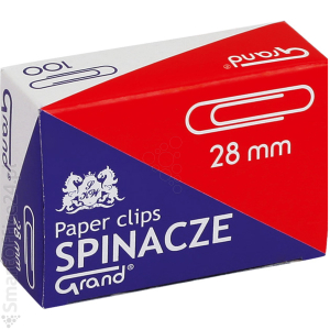 Spinacz GRAND okrgy 28mm (100szt)