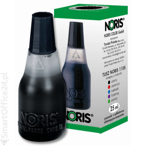 Tusz do stempli NORIS 110S wodny czarny 25ml